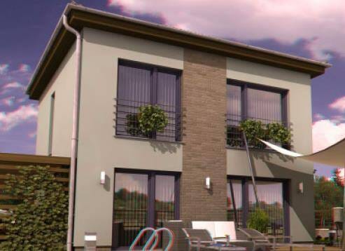 Immobilie in Bissingen - Eine elegante Stadthausvilla massiv mit 5 Zimmer ab Oberkante Bodenplatte - Bild 0