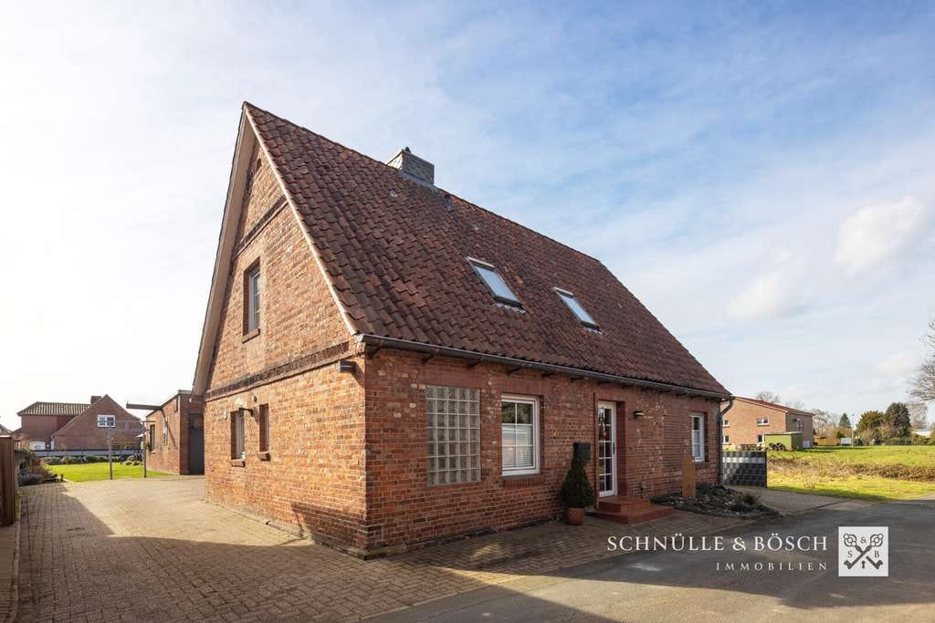 Immobilie in Drochtersen - Zwei Immobilien inklusive großer Werkstatt und Garten - Bild 1