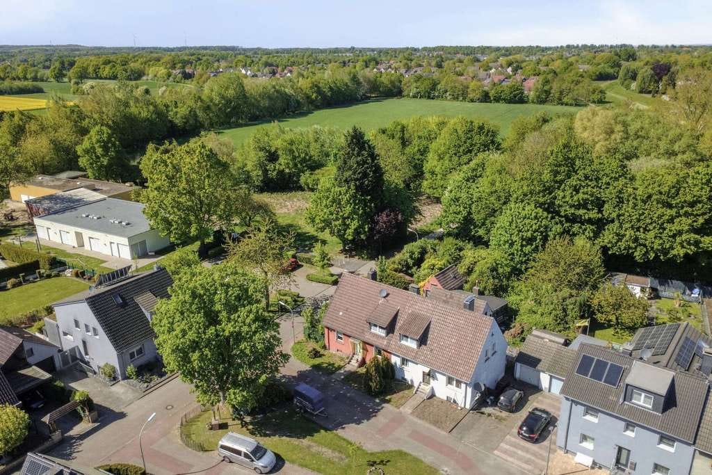Immobilie in Datteln - Wohnen im Grünen! Doppelhaushälfte in Datteln mit Garage, Carport & Sackgassenlage am Waldrand! - Bild 4