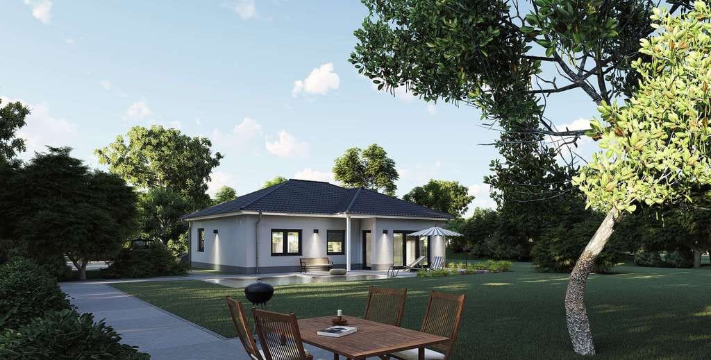 Immobilie in Johanniskirchen - Ihr Traum vom Wohnen auf einer Ebene – Bungalow „Cannes“ mit Grundstück - Bild 0