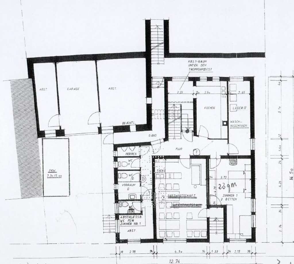 Immobilie in Möckmühl - Züttlingen - renovierungsbedürftiges Mehrfamilienhaus für Zimmervermietung zu verkaufen. - Bild 4
