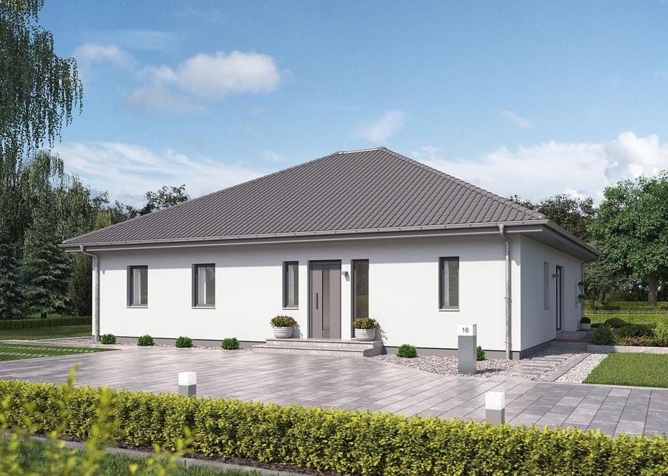 Immobilie in Jabel - großer Bungalow mit überdachter Terrasse NEU - Grundstück vorhanden - Bild 0