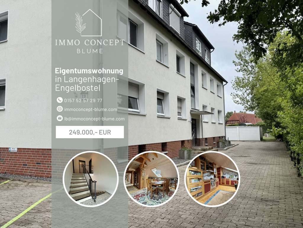 Immobilie in Langenhagen - Großzügiges Wohnen über zwei Ebenen – 5-Zimmer-Maisonette-Wohnung in Langenhagen-Engelbostel - Bild 0