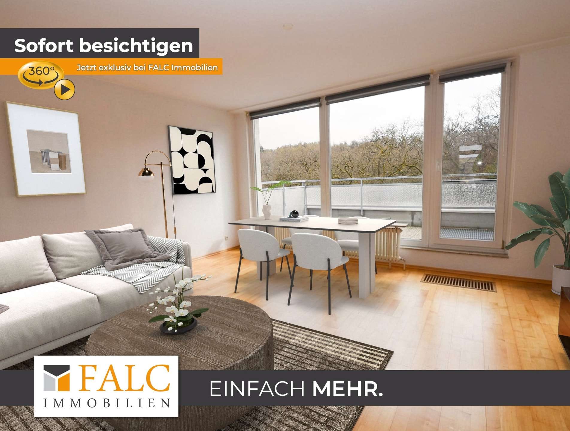 Immobilie in Eppstein - Penthouse mit Alleinlage - Panorama Blick über Wald und Taunus - Bild 0