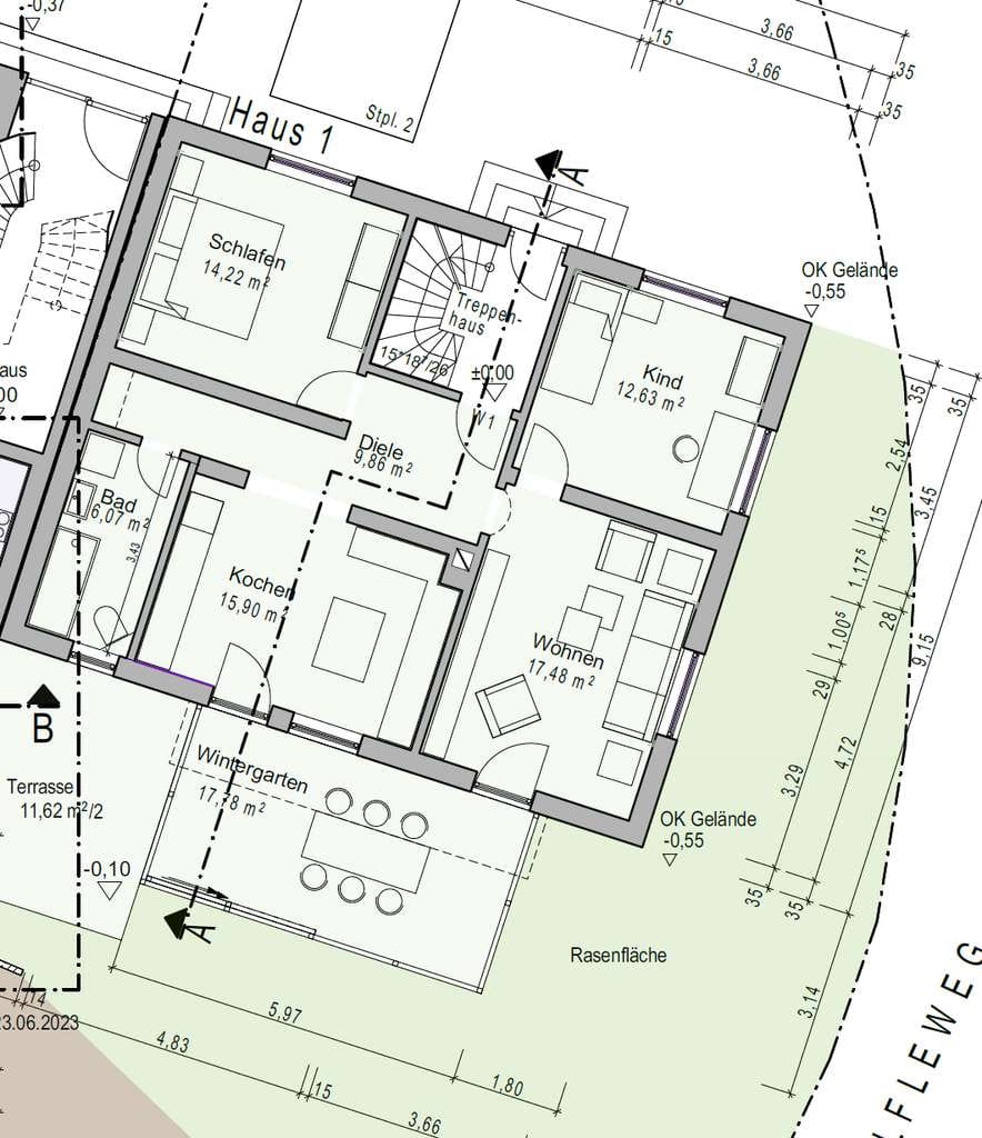 Immobilie in Adelsried - 3-Zimmer-Erdgeschosswohnung mit Wintergarten, Garten & Garage – provisionsfrei - Bild 3