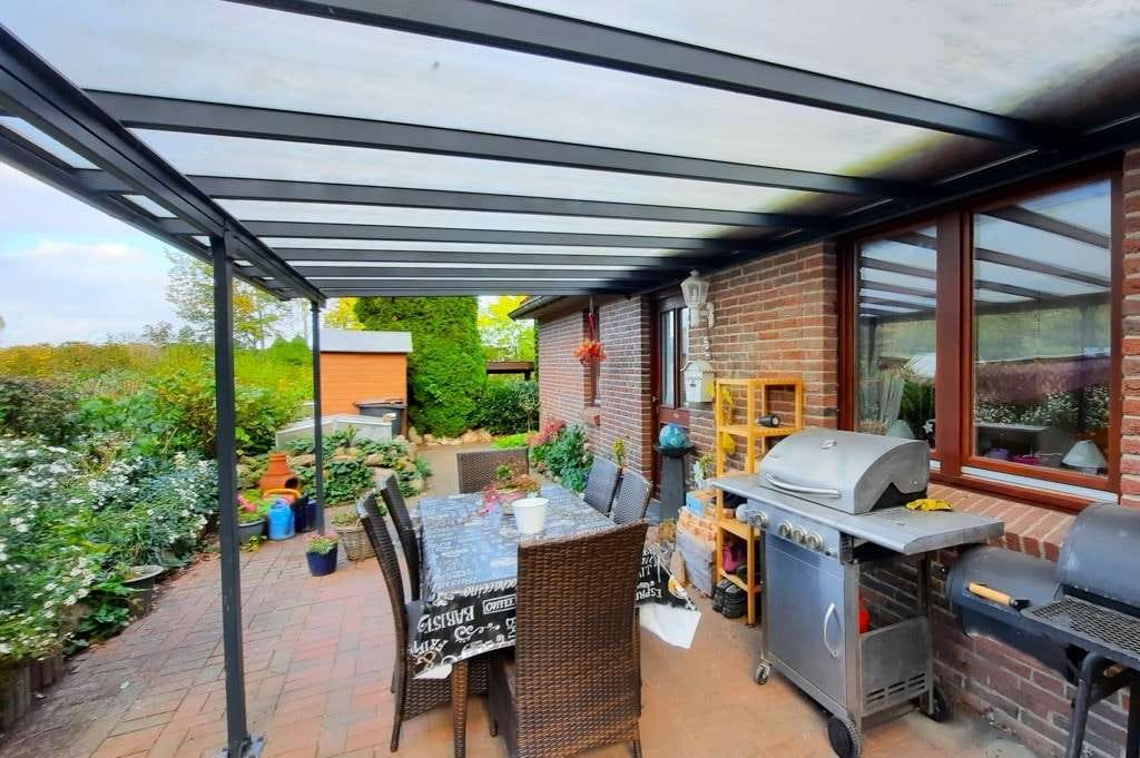 Immobilie in Geltorf - Doppelhaushälfte mit Anbau von ca. 2012,  Doppelcarport und 
3 Terrassen nah am Haddebyer Noor - Bild 2