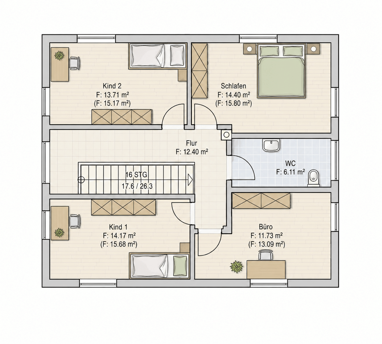 Immobilie in Geisenhausen - Modernes Zweifamilienhaus in ruhiger Lage in Geisenhausen - Bild 3