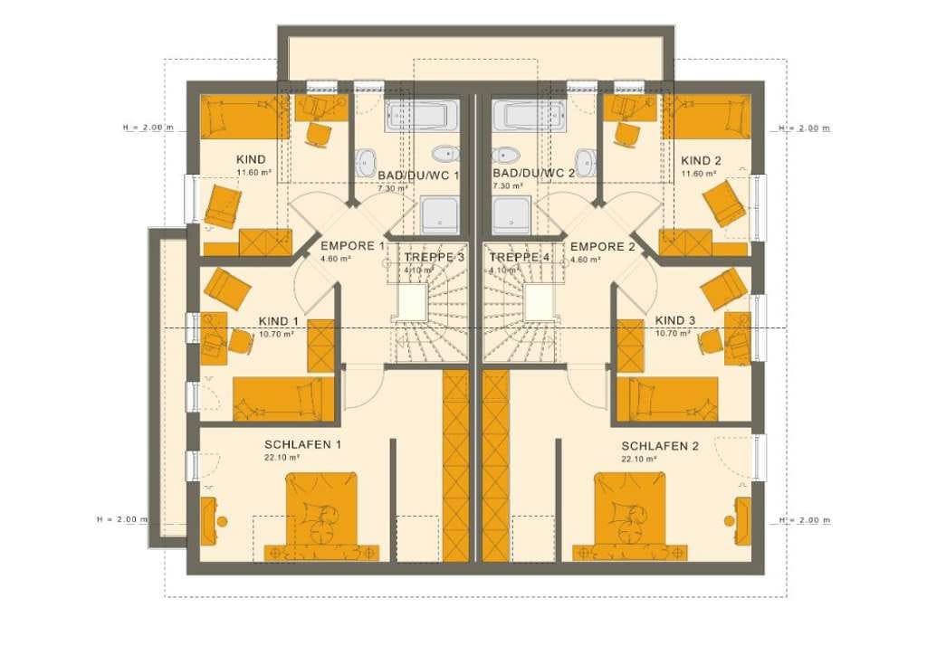 Immobilie in Rohrenfels - Zweifamilienhaus in Form  vom Doppelhaus, perfekt für 2 Familien in Rohrenfels - Bild 1