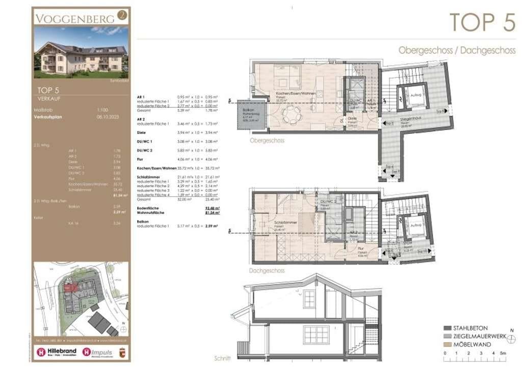 Immobilie in Saaldorf-Surheim - Wohlfühlen auf zwei Ebenen: 2-Zimmer-Maisonettewohnung Top 5 - Bild 1
