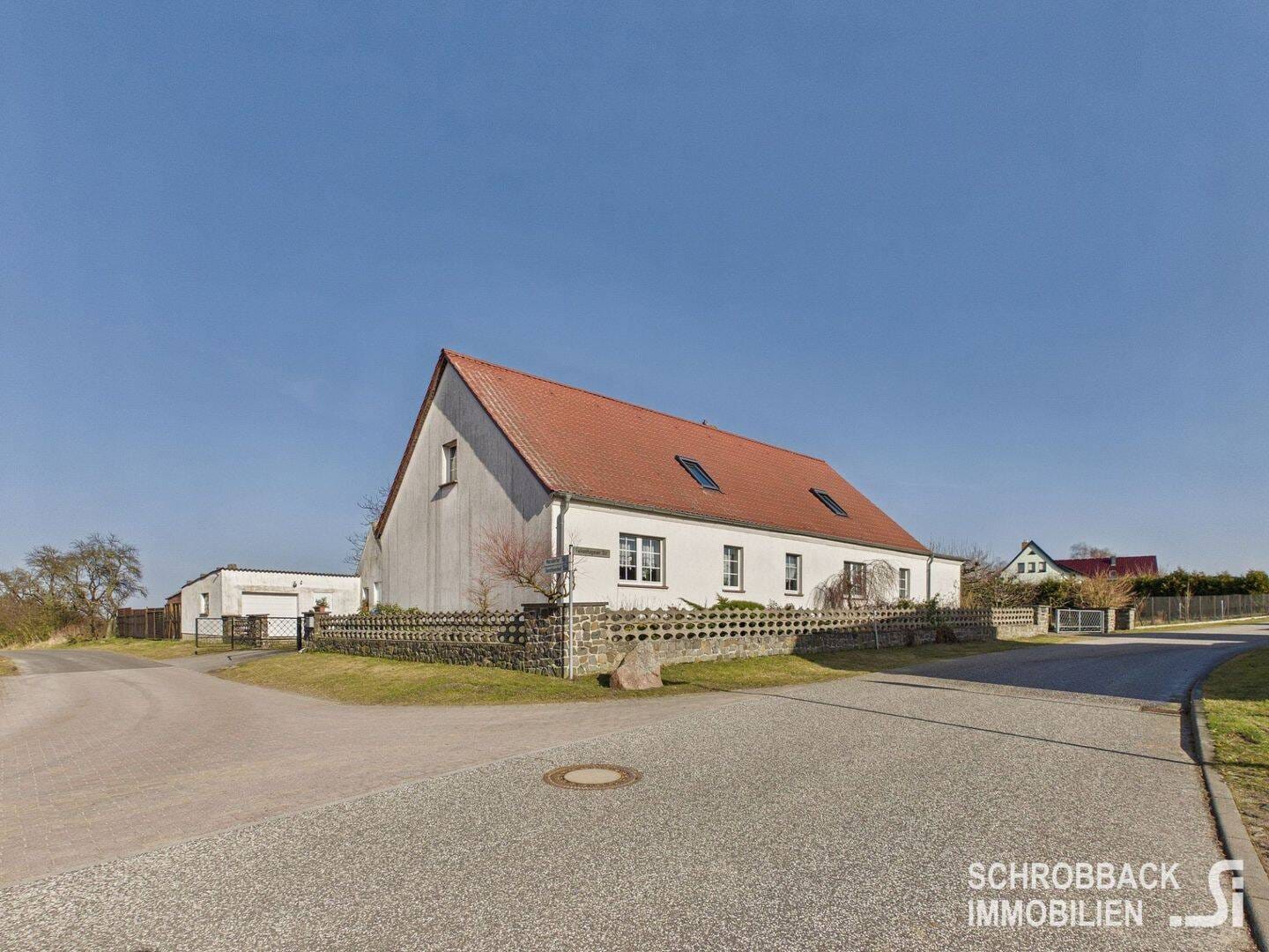 Immobilie in Steinhöfel - Doppelhaus in Arensdorf mit zusätzlichem Bauland und freiem Blick ins Grüne - Bild 0
