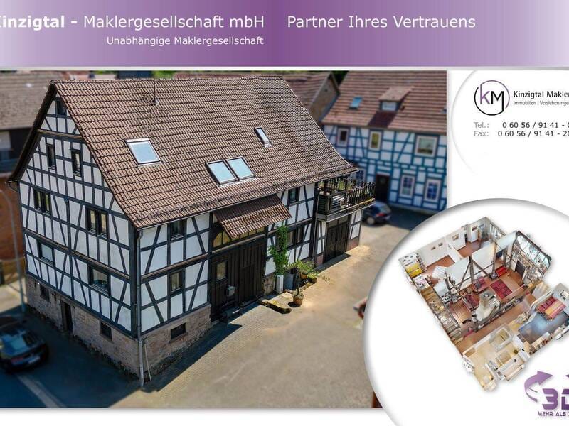 Immobilie in Wächtersbach - ''FÜR LIEBHABER ECHTER BAUKUNST'' - Fachwerkhaus mit Seele in zentraler Stadtlage - Bild 0