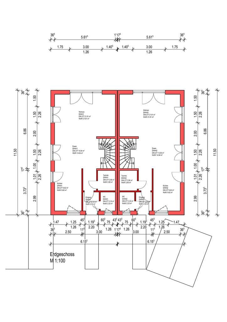 Immobilie in Gumbsheim - Neubau Doppelhaushälfte - ca. 100 m² Wohnfläche - Bild 1