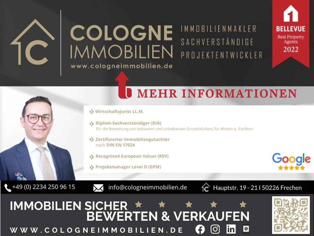 Immobilie in Frechen - LICHTDURCHFLUTETE 1-ZIMMERWOHNUNG MIT SONNENTERRASSE IN FRECHEN BEI KÖLN - Bild 1