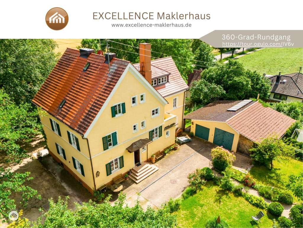 Immobilie in Röfingen - Bezauberndes Anwesen mit parkähnlichem Garten 
auf 3234 m² Grund - Bild 1
