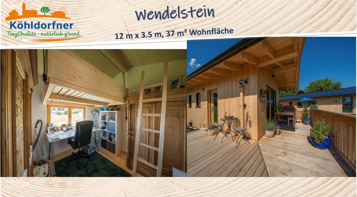 Immobilie in Wasserburg am Inn - TinyChalet "Wendelstein" by Köhldorfner - natürlich g´sund - Bild 3