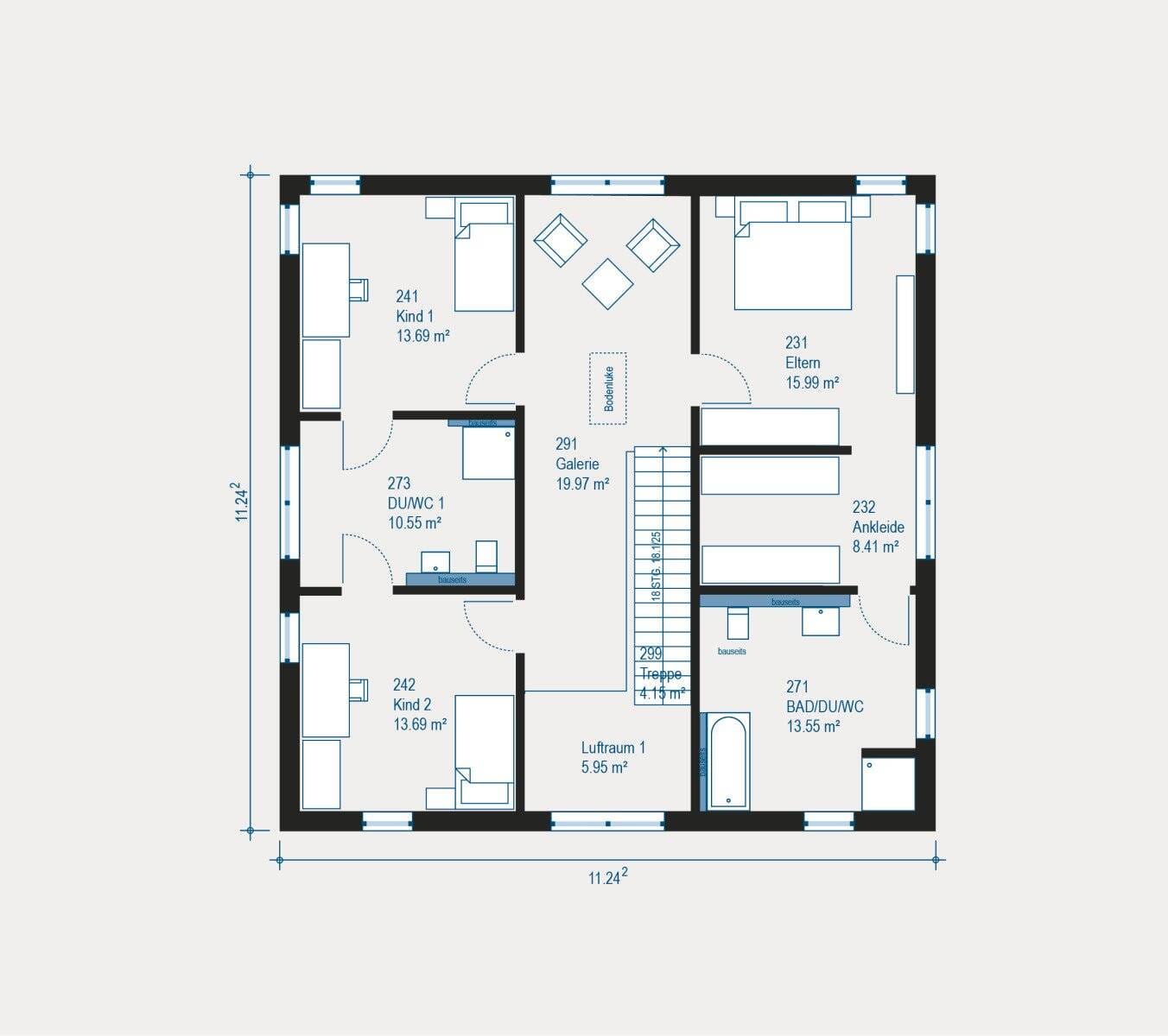 Immobilie in Roetgen - Individuelles Einfamilienhaus in Roetgen - Flexibel geplantes Zuhause mit allkauf Dienstleistungspaket Pro Time für Heimwerker - Bild 3