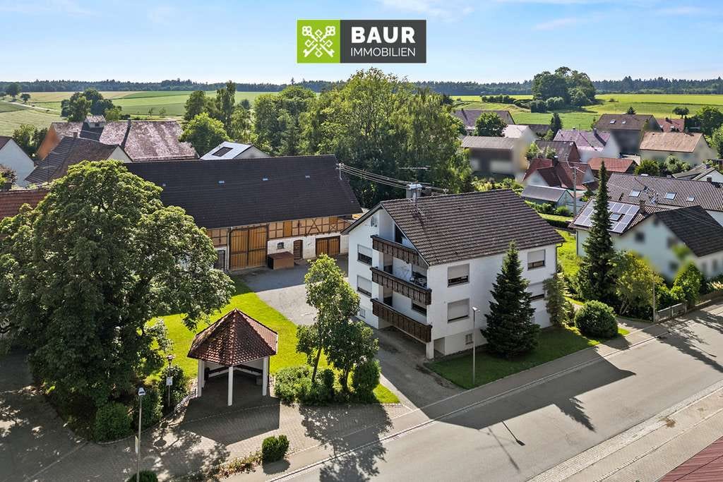 Immobilie in Bad Buchau - 360 ° | Platz für Projekte: Wohnhaus mit Nebengebäude und Ausbaupotenzial in Dürnau - Bild 0