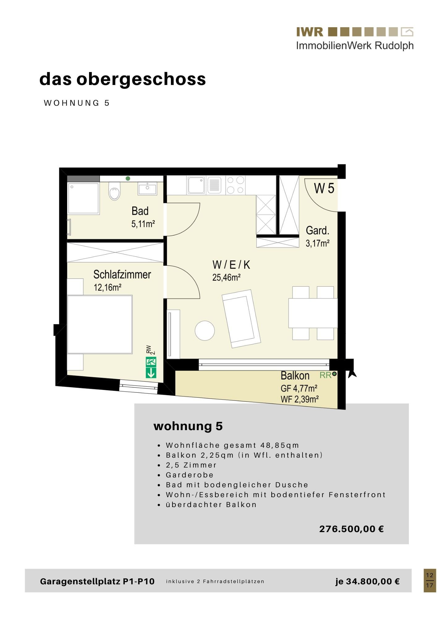 Immobilie in Dettingen unter Teck - -wohnen mit teckblick-  NEUBAU 2,5 Zimmer Wohnung - klein aber fein - Bild 4