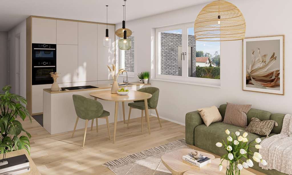 Immobilie in Efringen-Kirchen - Günstig/nachhaltig/top Anbindung/Neubau-ETW mit Loftcharakter - Bild 2