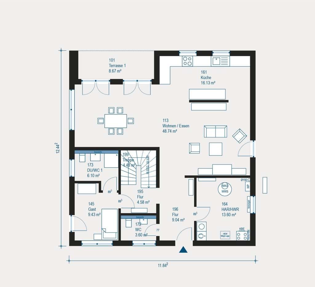 Immobilie in Aindling - Villa-Traum mit cleverem Konzept - Euer Rundum-Sorglos-Zuhause - Bild 2