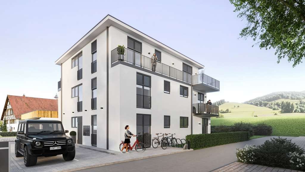 Immobilie in Glottertal - Glottertal, Exklusive 3-Zimmer-Neubauwohnung im Erdgeschoss mit Balkon und Aufzug - Bild 4