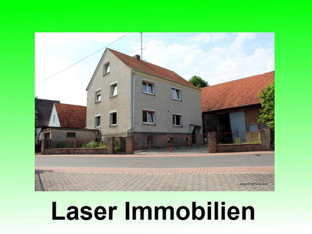 Immobilie in Heringen - Kleiner Resthof mit viel Potential - 1900m² GS - Entkerntes Wohnhaus 145m² - 2 Scheunen - 8min zur A - Bild 0