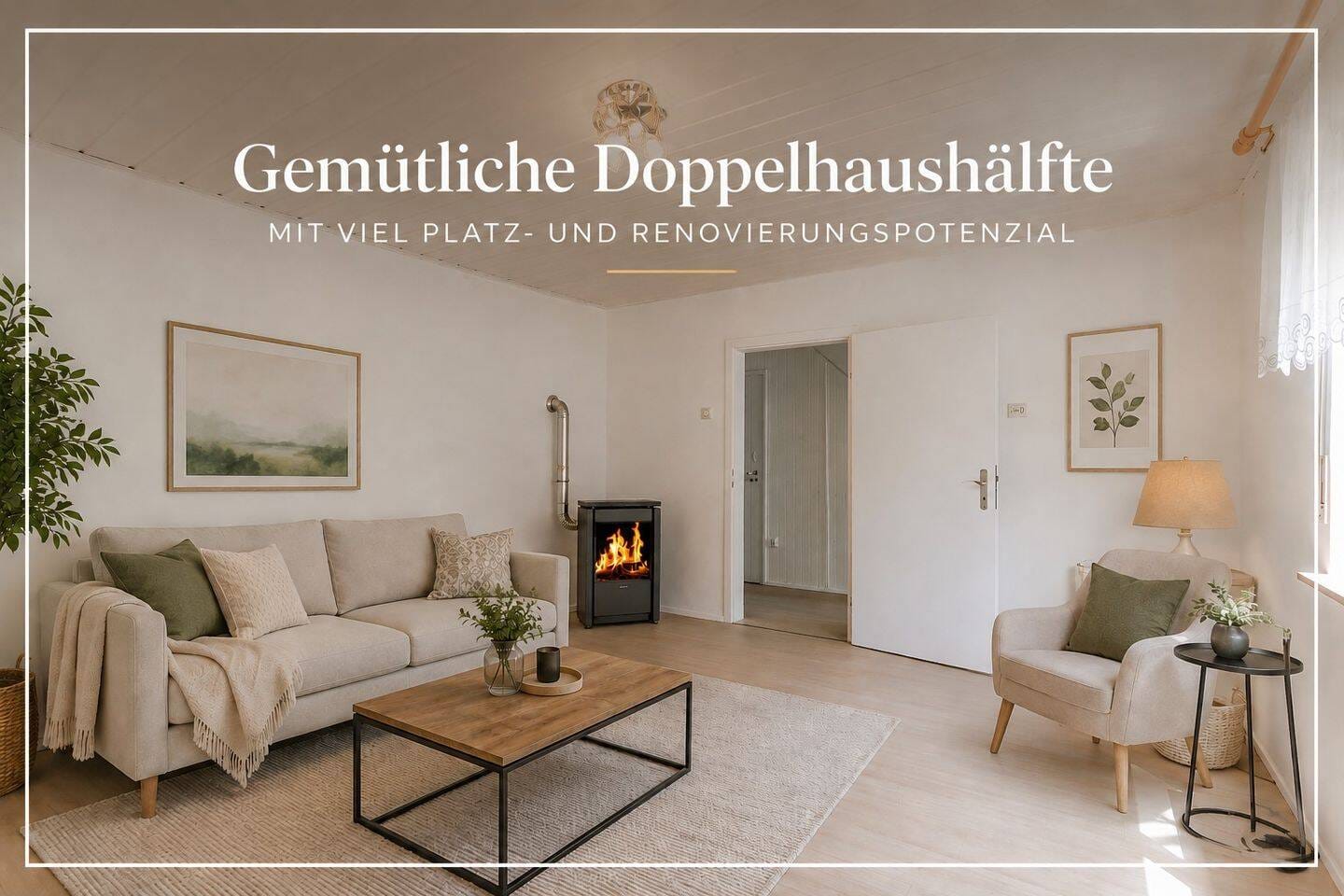 Immobilie in Otterbach - Gemütliche Doppelhaushälfte mit Carport und Garten in ruhiger Lage von Otterbach  *mit viel Platz- & Gestaltungspotenzial* - Bild 0