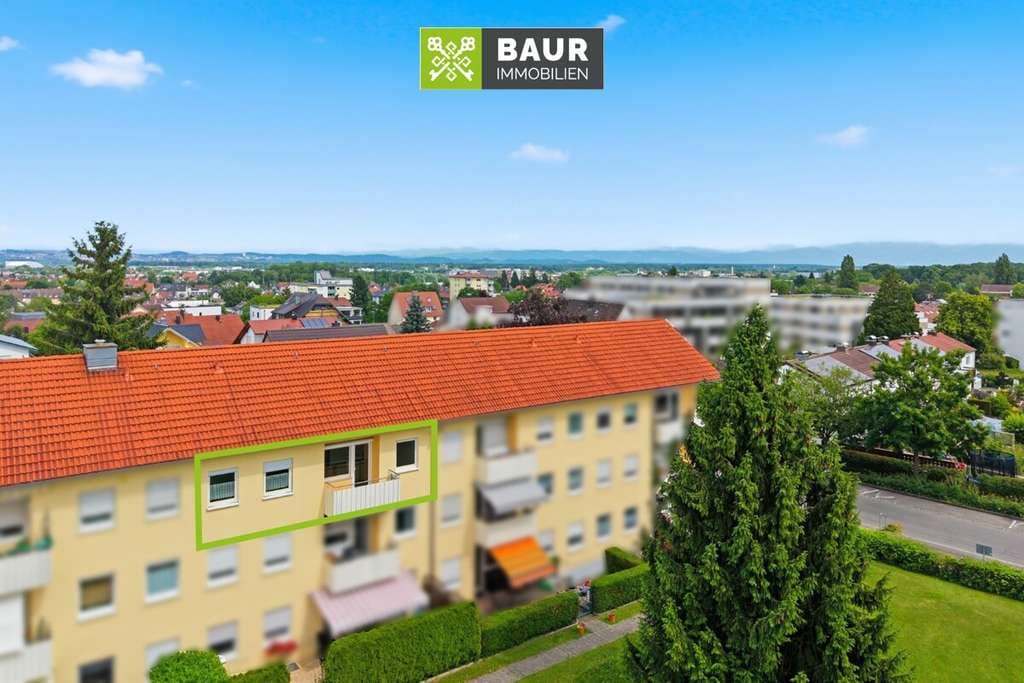 Immobilie in Friedrichshafen - 360° | Kompakte 3-Zimmer-Wohnung mit Westbalkon in Friedrichshafen - Bild 0