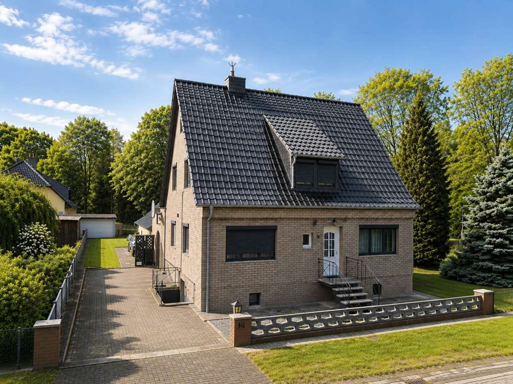 Immobilie in Barnstorf - Wohnen mit Zukunft: Modernisiertes Einfamilienhaus mit postiver Bauvoranfrage in Barnsdorf! - Bild 0