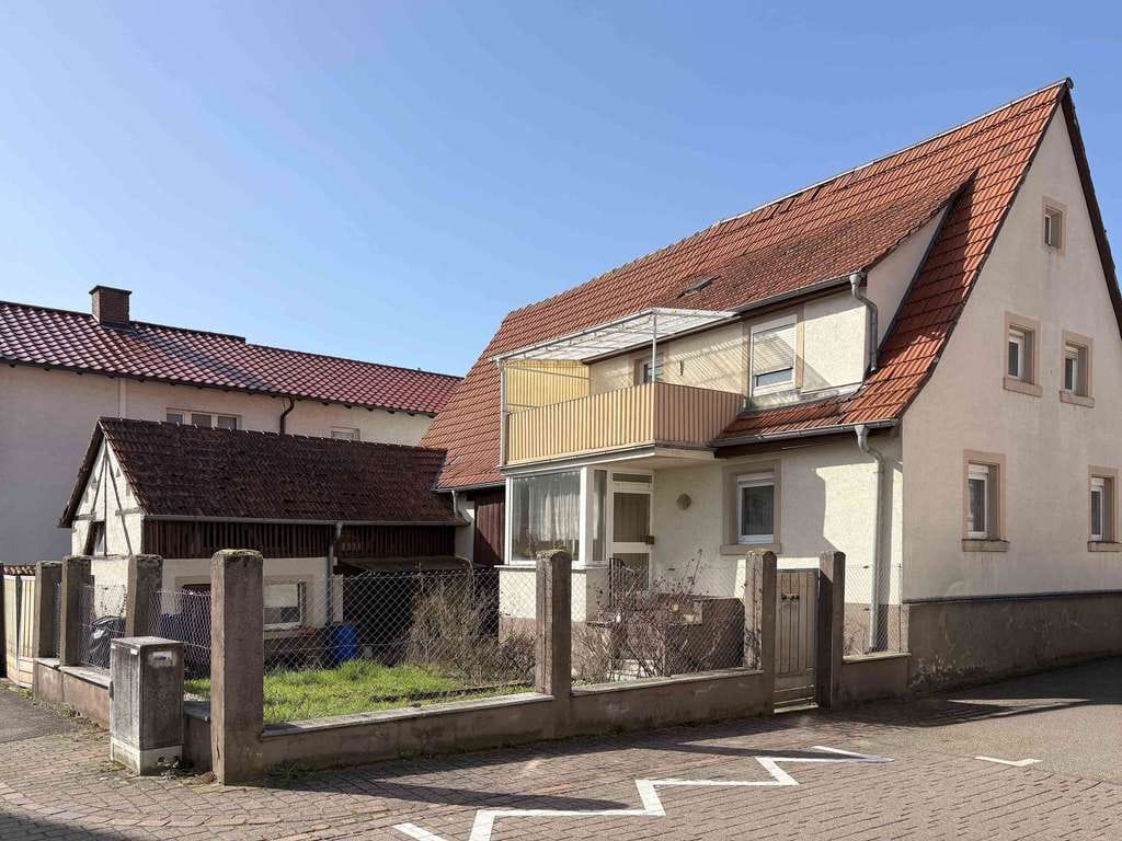 Immobilie in Mühlhausen - Charmantes Sanierungsobjekt mit Scheune und Stallung – Ihr Projekt mit Potenzial! - Bild 1