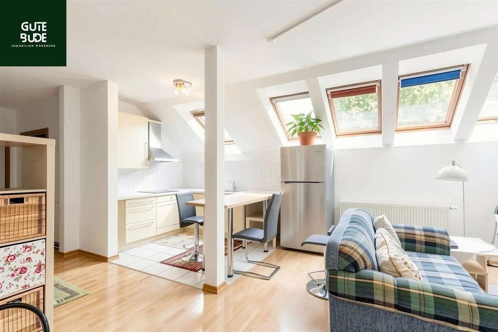 Immobilie in Randersacker - Kapitalanlage mit Perspektive: Vermietete 2-Zimmer-Dachgeschosswohnung in Randersacker - Bild 0