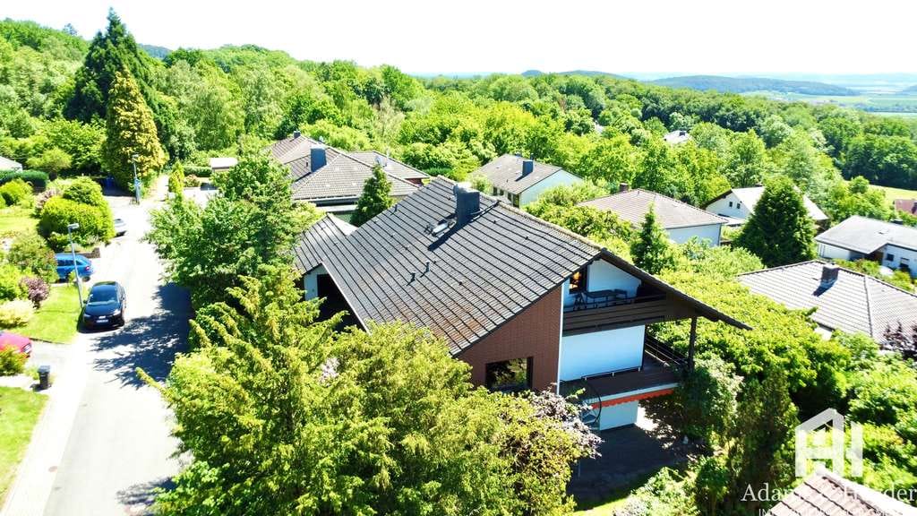 Immobilie in Niedenstein - großzügiges, sonniges & gepflegtes Einfamilienhaus mit perfekter Fernsicht - Bild 1