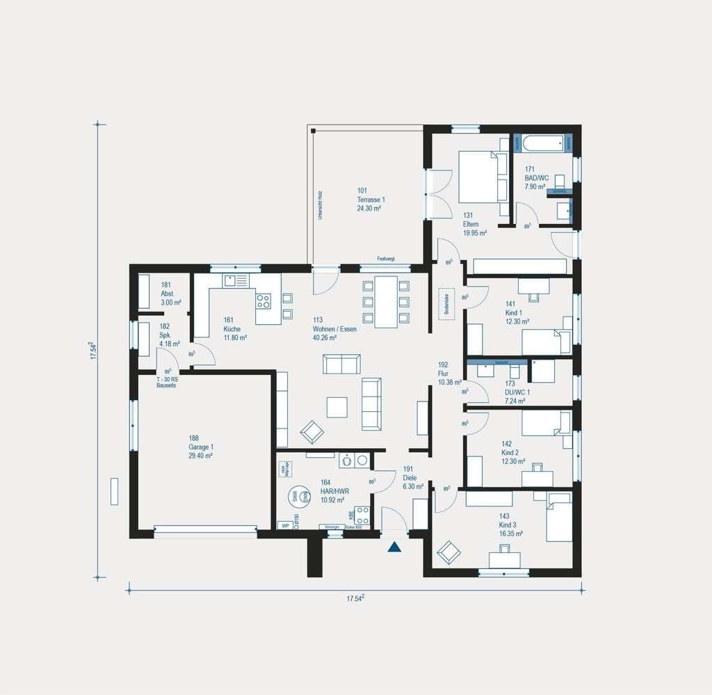 Immobilie in Mitteleschenbach - Ihr Traumhaus in Mitteleschenbach - Modernes 5-Zimmer-Haus mit individueller Planung und KfW55 Stand - Bild 2