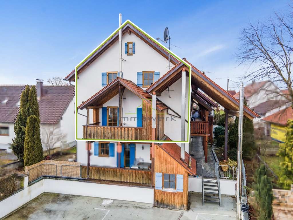 Immobilie in Kirchdorf an der Iller - Exklusive Maisonettewohnung mit großem Balkon in Kirchdorf an der Iller! - Bild 0