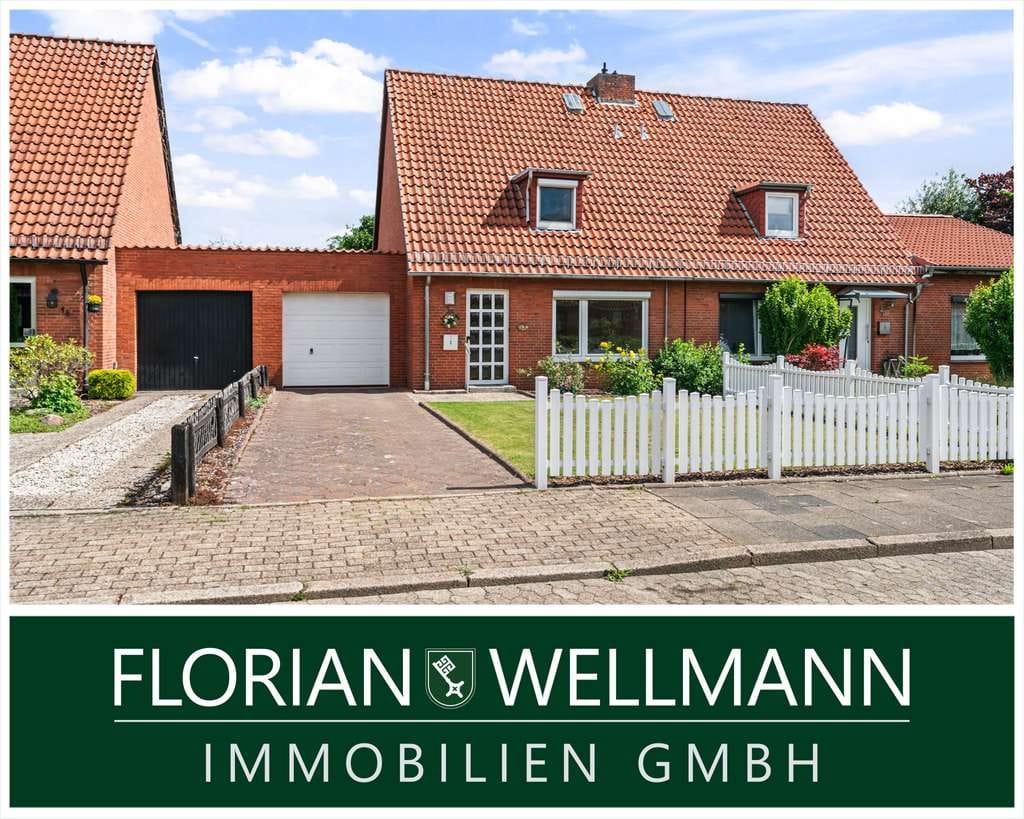Immobilie in Ritterhude - Charmante Doppelhaushälfte mit großem Garten und viel Gestaltungspotenzial in ruhiger Lage - Bild 0