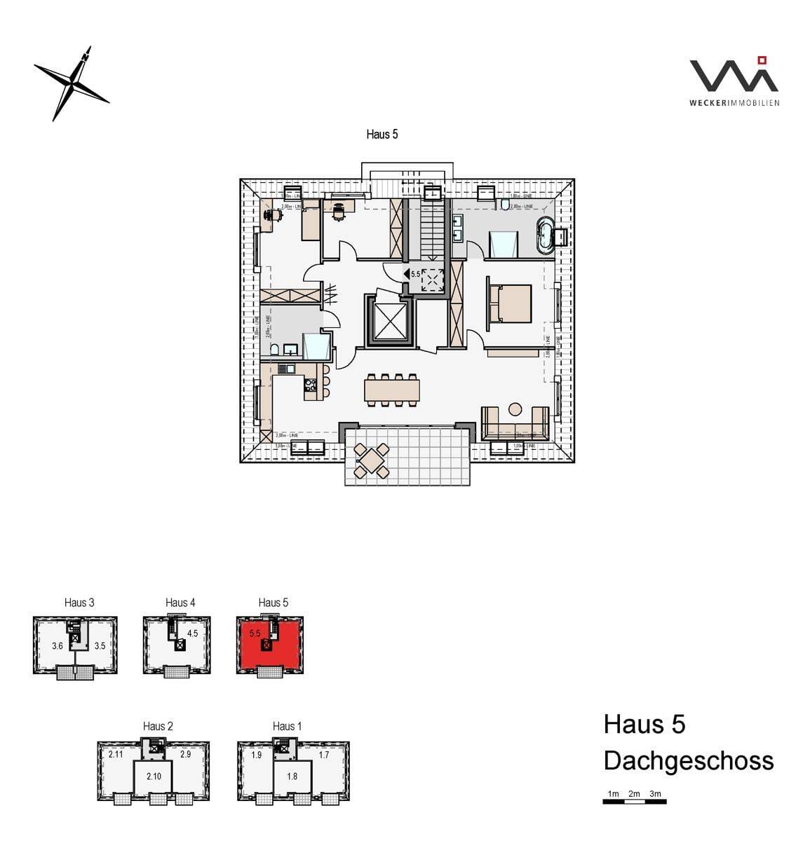 Immobilie in Glandorf - WOHNEN IM SEILERPARK! Penthaus-Wohnung mit sonnigem Balkon (KfW 40 + QNG) - Bild 4