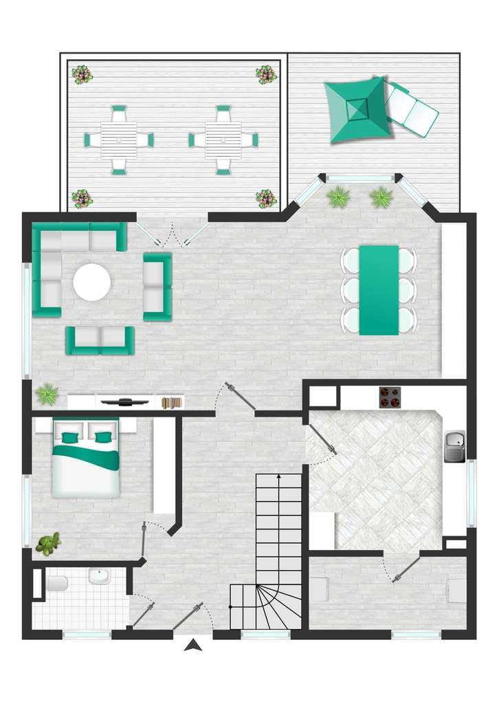 Immobilie in Stäbelow - massives vollverklinkertes Einfamilienhaus mit Carport, 5 Zimmern, neuwertiger Heizung, Einbauküche - Bild 1
