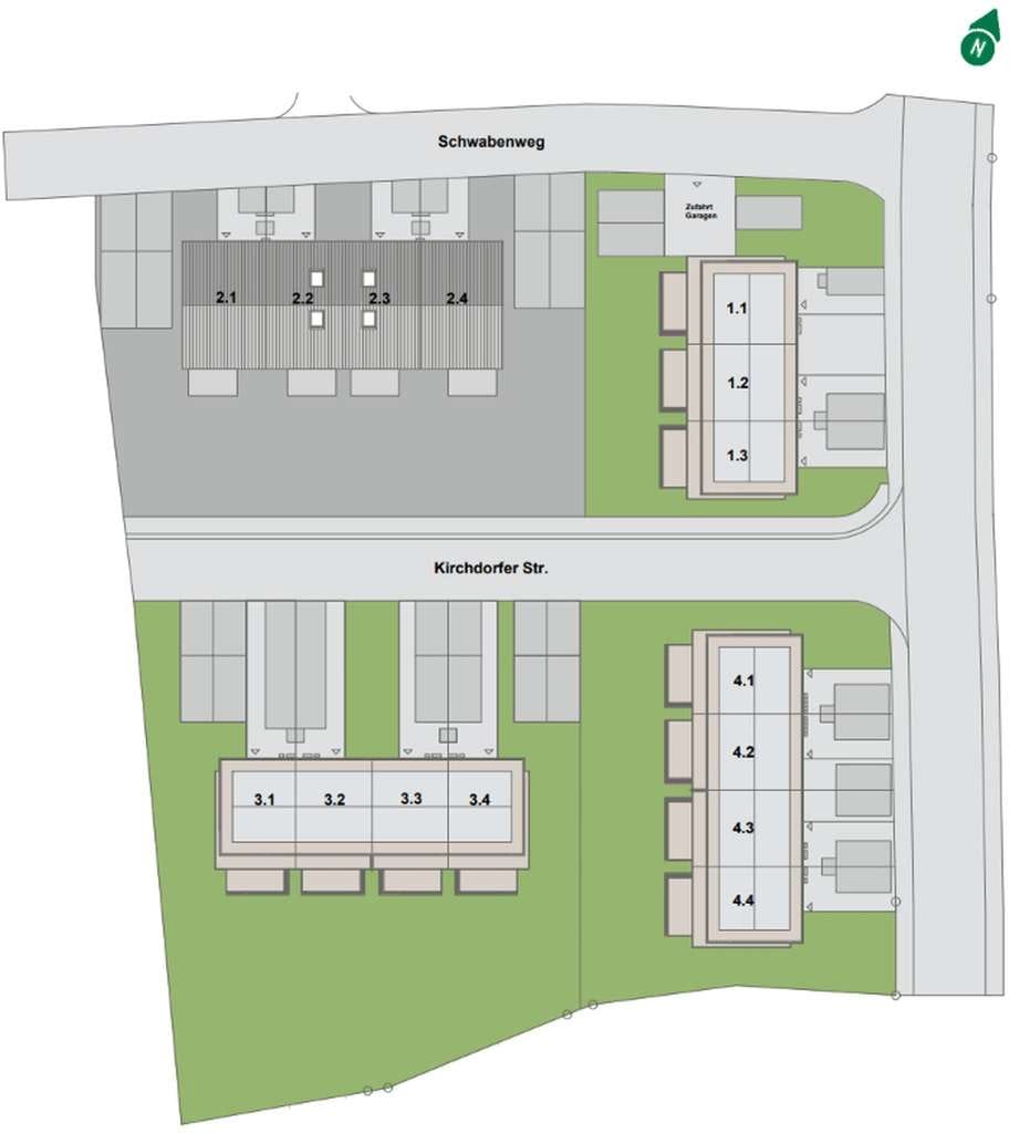 Immobilie in Dettingen an der Iller - Neubau KFW 40-QNG Plus Reihenmittelhaus mit Ausbaureserve - Bild 1