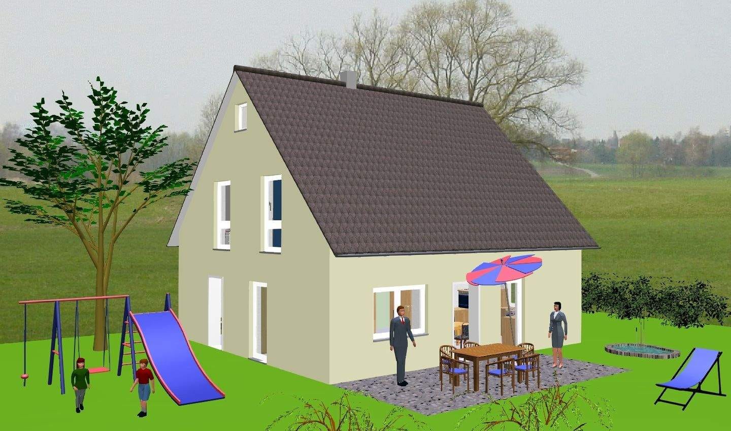 Immobilie in Sachsen bei Ansbach - Jetzt zugreifen! - Neubau EFH in Sachsen bei Ansbach - Bild 0