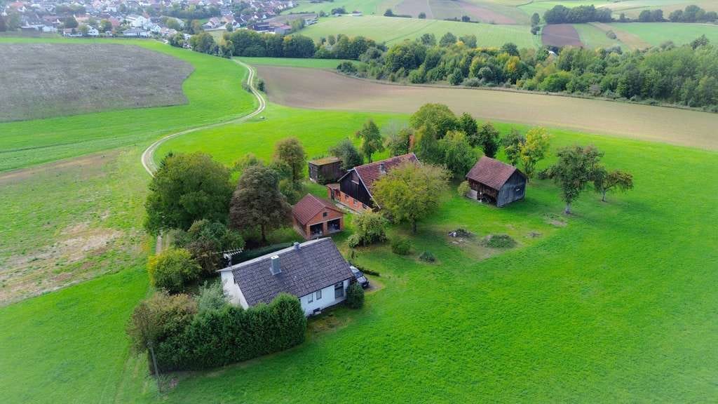 Immobilie in Painten - Einmalige Gelegenheit - Hofstelle in Alleinlage mit Wohnhaus und Nebengebäuden auf 5,4 ha - Bild 3