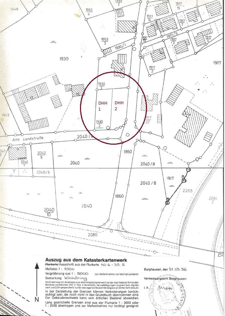 Immobilie in Winhöring - NEUBAU einer Doppelhaushälfte mit 552 m² Baugrundstück in Winhöring - Bild 1