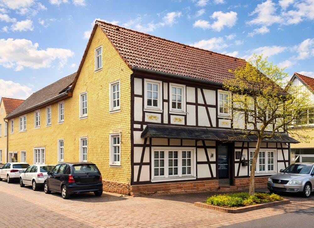 Immobilie in Altenstadt - Stilvoll kernsaniertes Fachwerkhaus mit optionaler Gewerbeeinheit in zentraler, ruhiger Lage - Bild 0