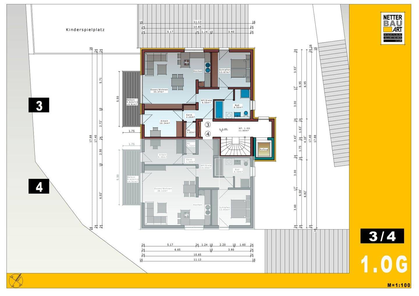 Immobilie in Solnhofen - Wohnung 3, 1. Obergeschoss - Bild 1