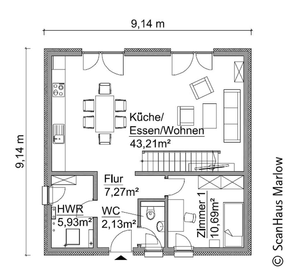 Immobilie in Klostermansfeld - Ihr Weg zur modernen Stadtvilla – mit ScanHaus in Klostermansfeld - Bild 3