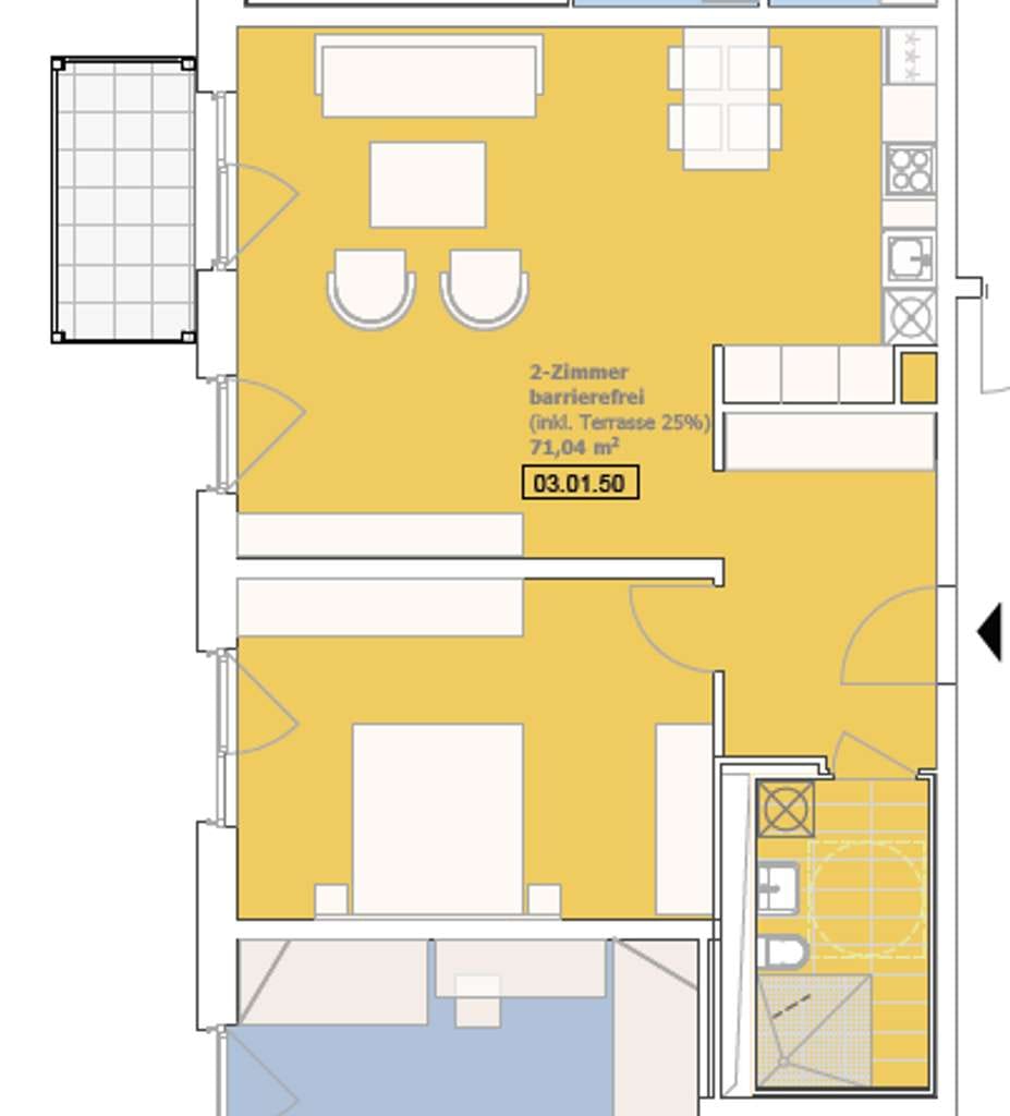 Immobilie in Neckarzimmern - Kapitalanlage: bis zu 6,5 % Rendite & 50 % Förderung – 2-Zimmer mit Terrasse - Bild 1