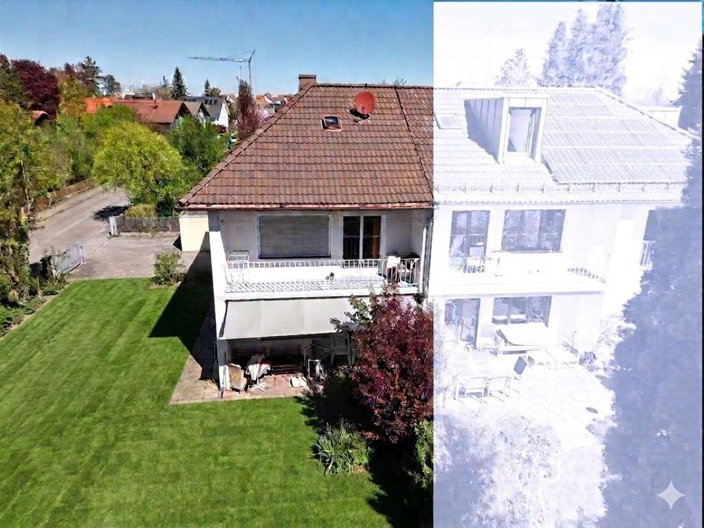 Immobilie in Germering - Reicheneckhaus zur Sanierung + Anbau RH neu möglich - Bild 2