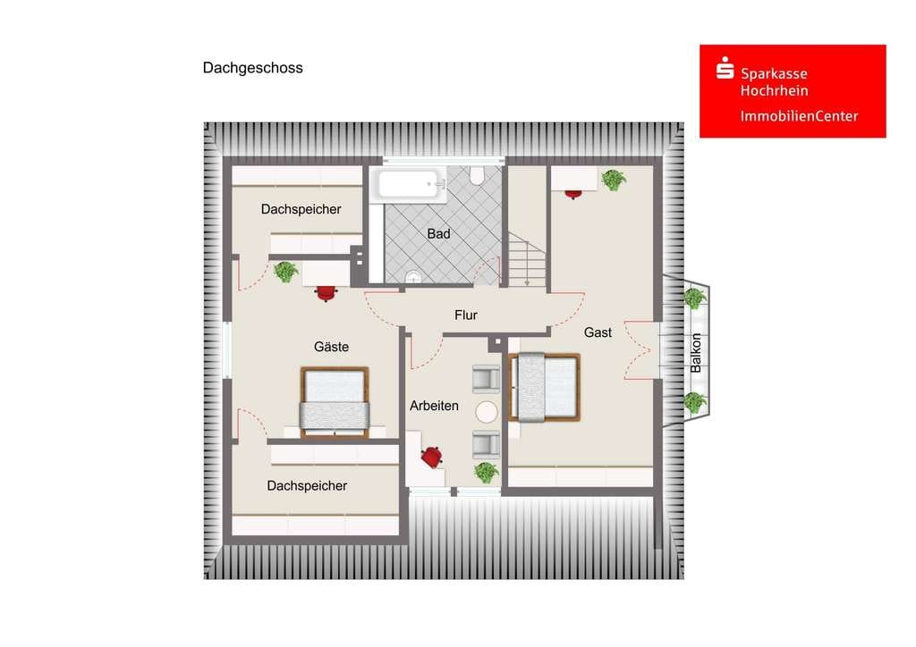 Immobilie in Lottstetten - Viel Raum für Ideen - Einfamilienhaus in Lottstetten mit Garten - Bild 2