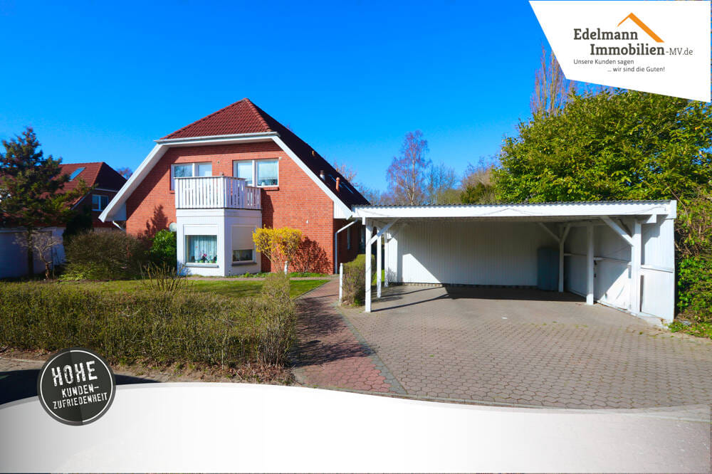 Immobilie in Elmenhorst/Lichtenhagen - Wohnen mit Wohlfühlklima - 207 m² Niedrigenergiehaus mit ELW & Doppelcarport in Lichtenhagen-Dorf. - Bild 0