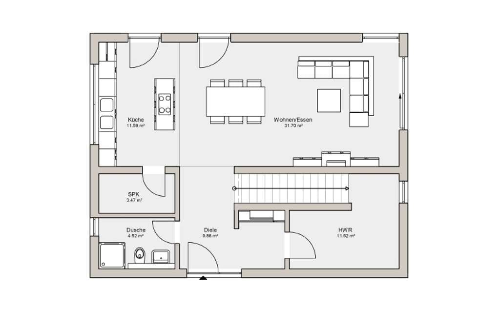 Immobilie in Großharthau - Etos steht für eine anspruchsvolle und zeitlose Architektur in Großharthau - Bild 2