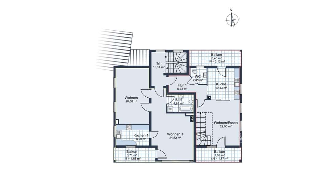 Immobilie in Eggstätt - Sichere Kapitalanlage in unsicheren Zeiten - Mehrfamilienhaus mit 4 Wohnungen und idyllischem Garten - Bild 4